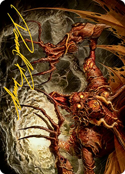 Archfiend of Sorrows Art Card (Gold-Stamped Signature) [Modern Horizons 2 Art Series]-1