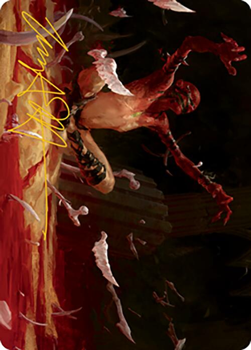 Bone Shards Art Card (Gold-Stamped Signature) [Modern Horizons 2 Art Series]-1