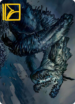 Necrogoyf Art Card (Gold-Stamped Signature) [Modern Horizons 2 Art Series]-1