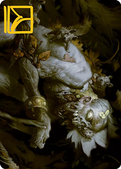 Nested Shambler Art Card (Gold-Stamped Signature) [Modern Horizons 2 Art Series]-1
