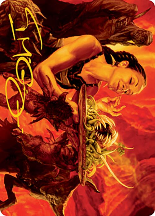 Chef's Kiss Art Card (Gold-Stamped Signature) [Modern Horizons 2 Art Series]-1