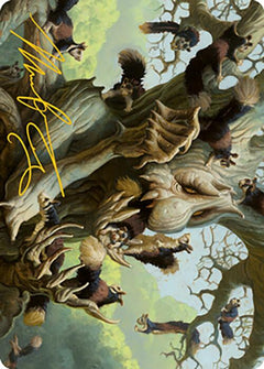 Scurry Oak Art Card (Gold-Stamped Signature) [Modern Horizons 2 Art Series]-1