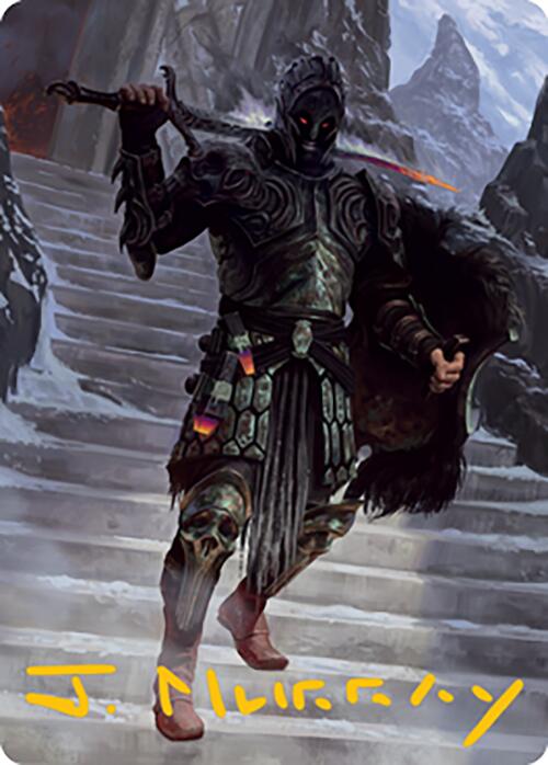 Dakkon, Shadow Slayer Art Card (49) (Gold-Stamped Signature) [Modern Horizons 2 Art Series]-1