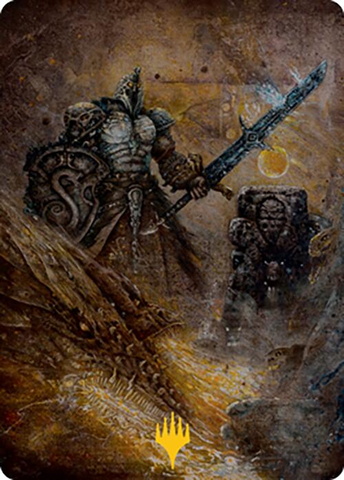 Dakkon, Shadow Slayer Art Card (48) (Gold-Stamped Signature) [Modern Horizons 2 Art Series]-1