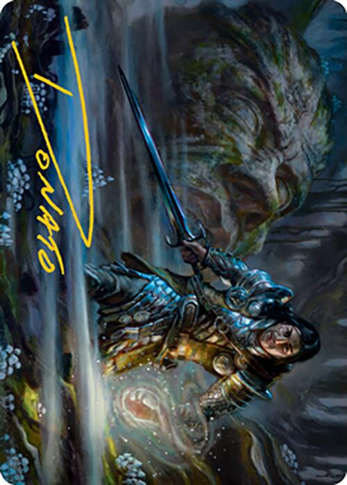 Carth the Lion Art Card (Gold-Stamped Signature) [Modern Horizons 2 Art Series]-1