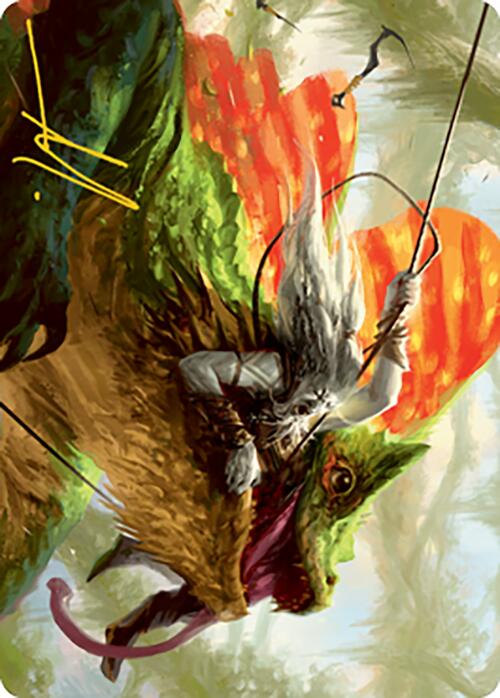 Captured by Lagacs Art Card (Gold-Stamped Signature) [Modern Horizons 2 Art Series]-1