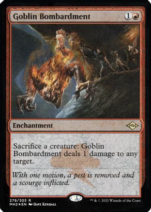 Goblin Bombardment (Foil Etched) (MH2-279) - Modern Horizons 2 Foil-1