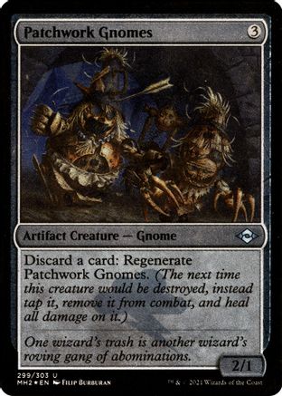 Patchwork Gnomes (Foil Etched) (MH2-299) - Modern Horizons 2 Foil-1