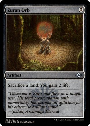 Zuran Orb (Foil Etched) (MH2-300) - Modern Horizons 2 Foil-1