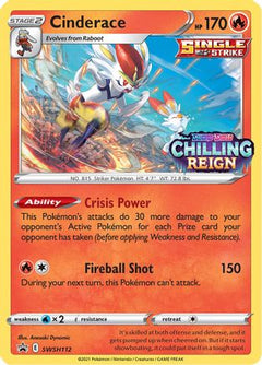 Cinderace (SWSH112) [Sword & Shield: Black Star Promos]-1