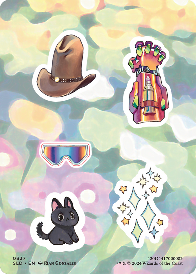 Sticker sheet (SLD-337) - Secret Lair Drop Foil-1