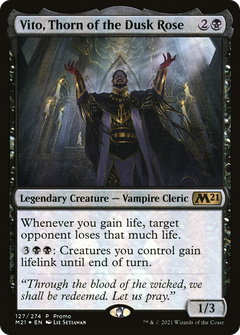 Vito, Thorn of the Dusk Rose (MEDIA-127) - Core Set 2021 Promos Foil-1