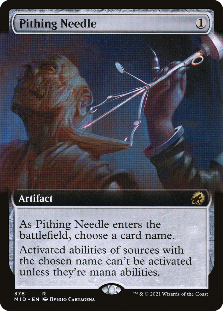Pithing Needle (Extended Art) [Innistrad: Midnight Hunt]-1