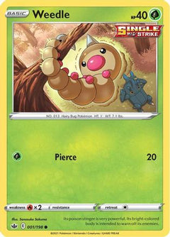Weedle (001/198) [Sword & Shield: Chilling Reign]-1