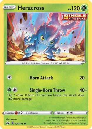 Heracross (006/198) [Sword & Shield: Chilling Reign]-1