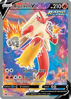 Blaziken V (161/198) [Sword & Shield: Chilling Reign]-1