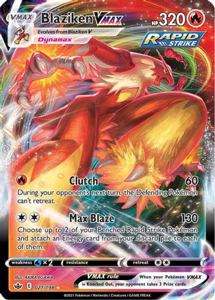 Blaziken VMAX (021/198) [Sword & Shield: Chilling Reign]-1