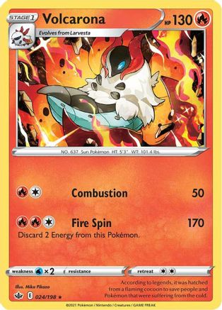 Volcarona (024/198) [Sword & Shield: Chilling Reign]-1