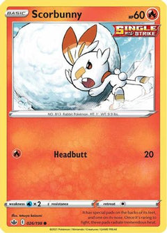 Scorbunny (026/198) [Sword & Shield: Chilling Reign]-1