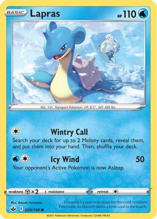 Lapras (029/198) [Sword & Shield: Chilling Reign]-1