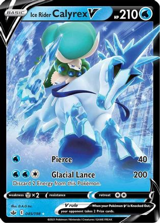 Ice Rider Calyrex V (045/198) [Sword & Shield: Chilling Reign]-1