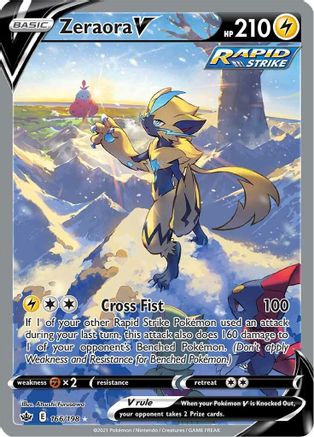 Zeraora V (166/198) [Sword & Shield: Chilling Reign]-1