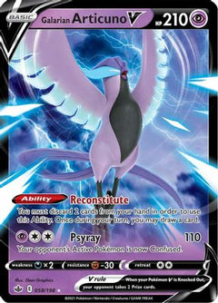 Galarian Articuno V (058/198) [Sword & Shield: Chilling Reign]-1