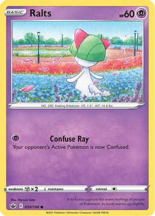 Ralts (059/198) [Sword & Shield: Chilling Reign]-1