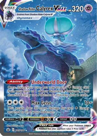Shadow Rider Calyrex VMAX (205/198) [Sword & Shield: Chilling Reign]-1
