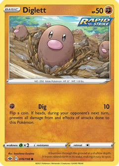 Diglett (076/198) [Sword & Shield: Chilling Reign]-1