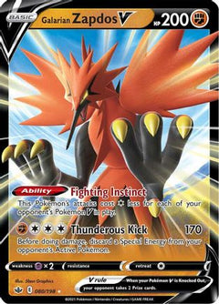 Galarian Zapdos V (080/198) [Sword & Shield: Chilling Reign]-1