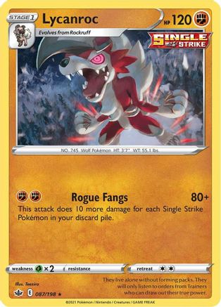 Lycanroc (087/198) [Sword & Shield: Chilling Reign]-1