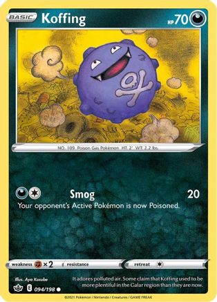 Koffing (094/198) [Sword & Shield: Chilling Reign]-1