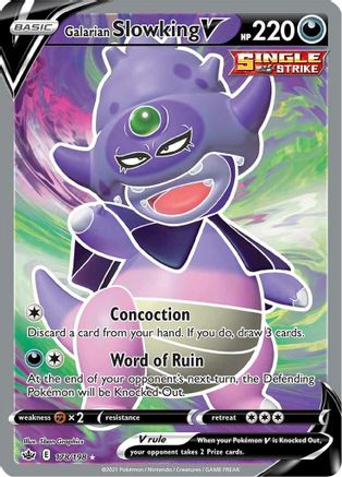 Galarian Slowking V (178/198) [Sword & Shield: Chilling Reign]-1