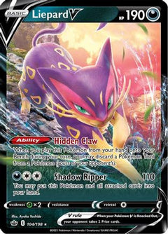 Liepard V (104/198) [Sword & Shield: Chilling Reign]-1