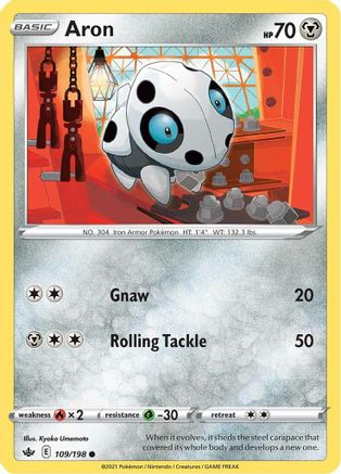 Aron (109/198) [Sword & Shield: Chilling Reign]-1