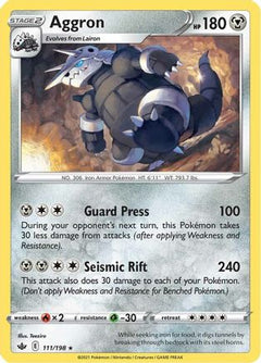 Aggron (111/198) [Sword & Shield: Chilling Reign]-1