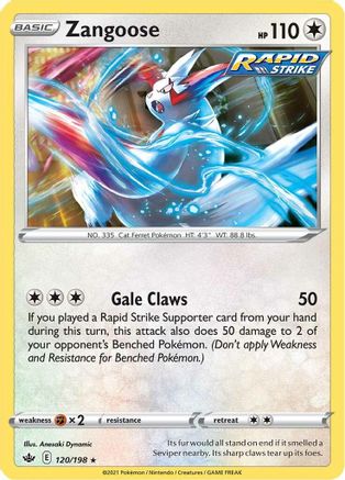 Zangoose (120/198) [Sword & Shield: Chilling Reign]-1
