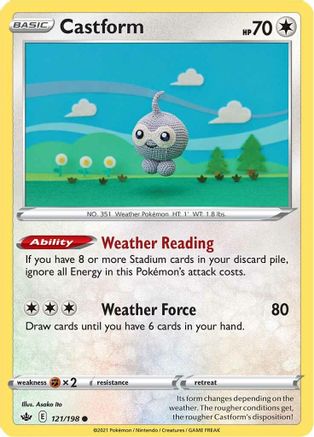 Castform (121/198) [Sword & Shield: Chilling Reign]-1