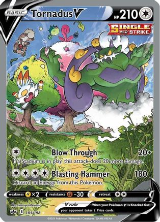 Tornadus V (185/198) [Sword & Shield: Chilling Reign]-1