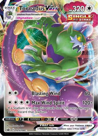 Tornadus VMAX (125/198) [Sword & Shield: Chilling Reign]-1