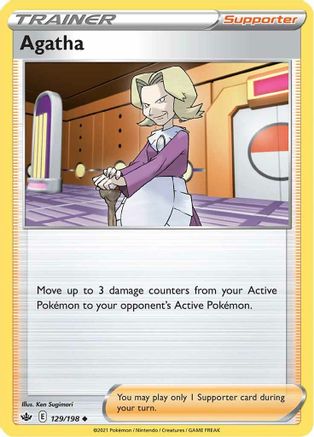 Agatha (129/198) [Sword & Shield: Chilling Reign]-1