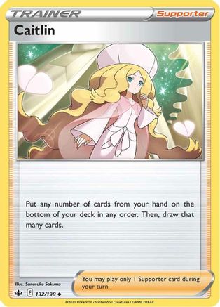 Caitlin (132/198) [Sword & Shield: Chilling Reign]-1