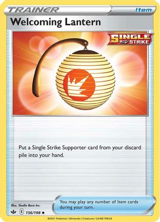 Welcoming Lantern (156/198) [Sword & Shield: Chilling Reign]-1