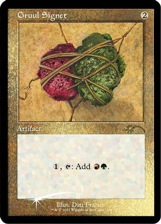 Gruul Signet (Retro) (Foil Etched) [Secret Lair Drop Series]-1