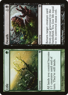 Life // Death [Duel Decks: Izzet vs. Golgari]-1