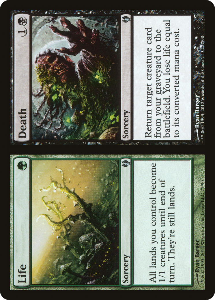 Life // Death [Duel Decks: Izzet vs. Golgari]-1