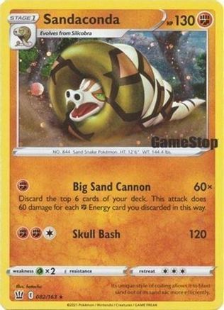 Sandaconda (082/163) (GameStop Exclusive) [Sword & Shield: Battle Styles]-1