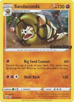 Sandaconda (082/163) (GameStop Exclusive) [Sword & Shield: Battle Styles]-1