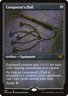 Conqueror's Flail (Foil Etched) [Double Masters 2022]-1